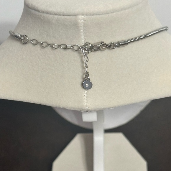 Unbranded Olive Green Faceted Stones Fashion Jewelry Snake Style Chain 21.5 “ - Picture 3 of 7